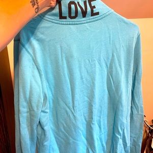 Pink half zip jacket size:L